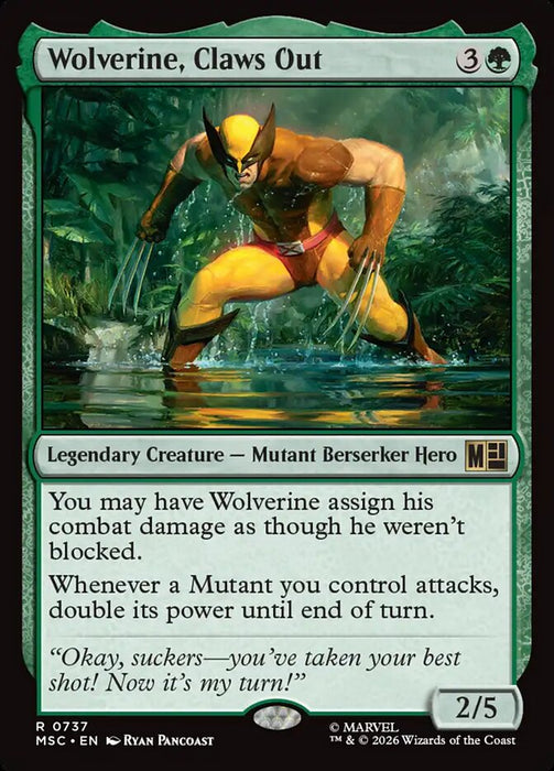 Wolverine, Claws Out - Legendary (Foil)