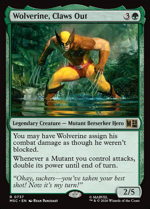 Wolverine, Claws Out - Legendary (Foil)