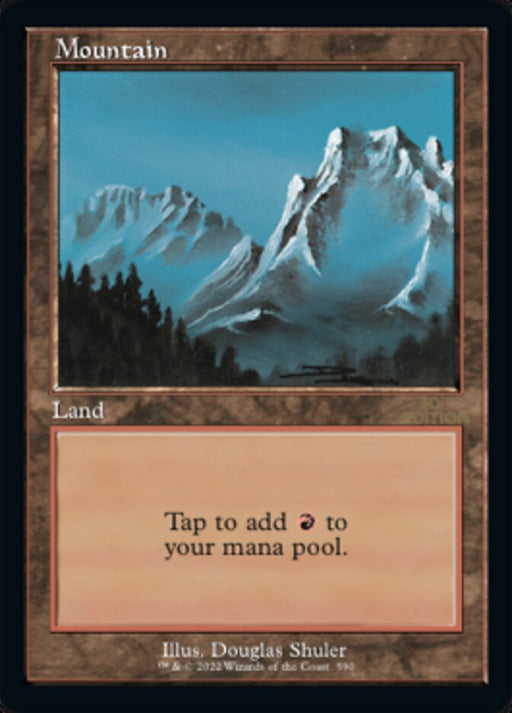 Mountain - Retro Frame