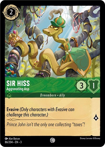 Sir Hiss - Aggravating Asp - Foil