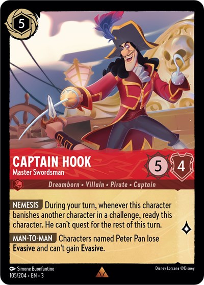 Captain Hook - Master Swordsman (Enchanted) - Foil