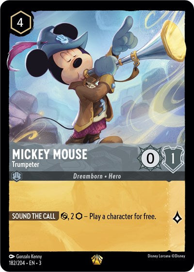 Mickey Mouse - Trumpeter - Foil
