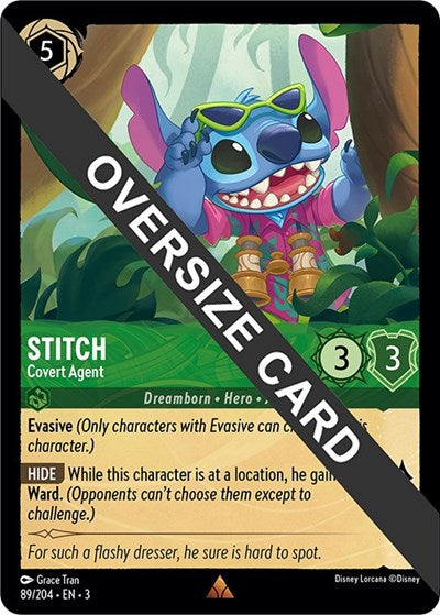 Stitch - Covert Agent (Oversized) - Foil