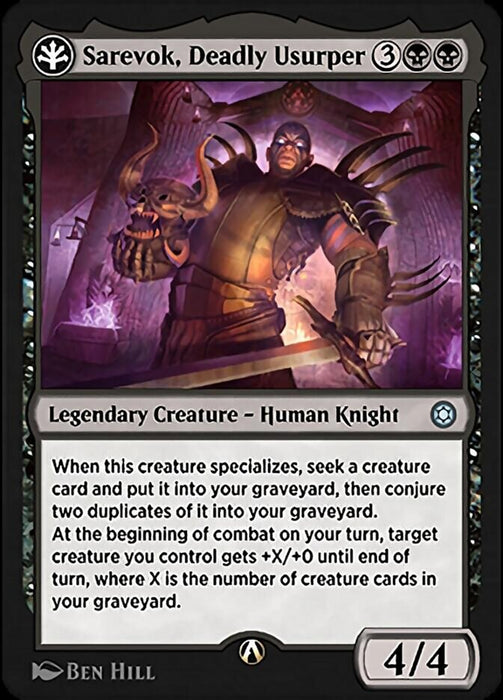 Sarevok, Deadly Usurper - Legendary