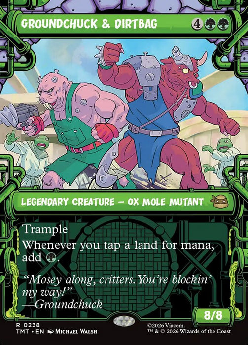 Groundchuck & Dirtbag - Borderless - Inverted - Legendary - Showcase (Foil)