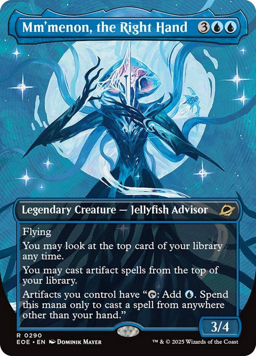 Mm'menon, the Right Hand - Borderless - Legendary