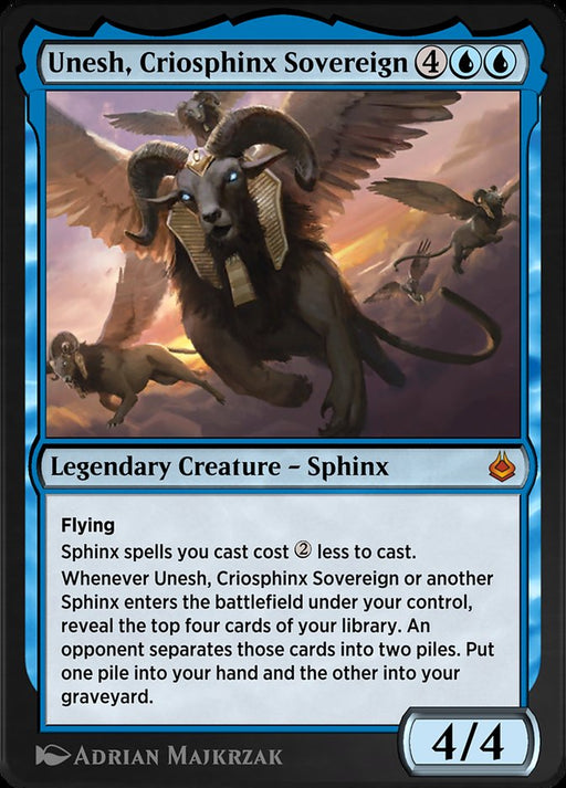 Unesh, Criosphinx Sovereign - Legendary