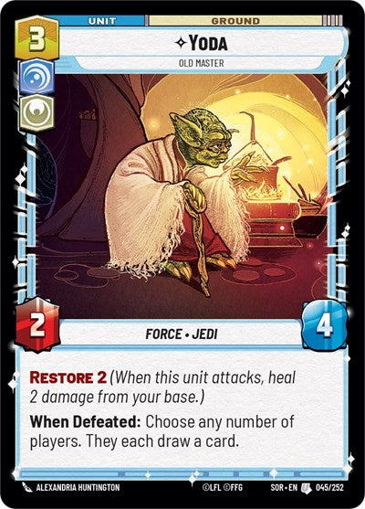 Yoda - Old Master - Foil