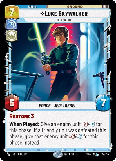 Luke Skywalker - Jedi Knight  - Foil