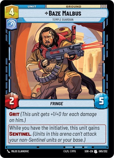 Baze Malbus - Temple Guardian - Foil