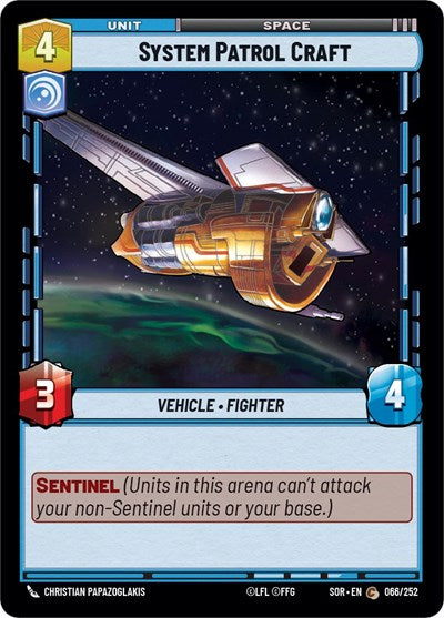 System Patrol Craft - Foil