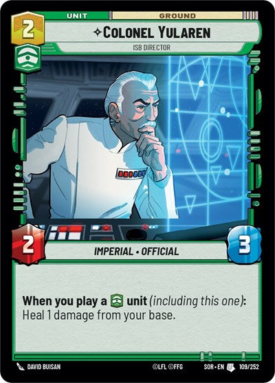 Colonel Yularen - ISB Director - Foil