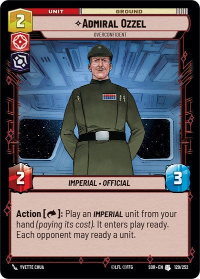 Admiral Ozzel - Overconfident - Foil