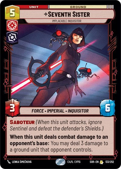 Seventh Sister - Implacable Inquisitor - Foil