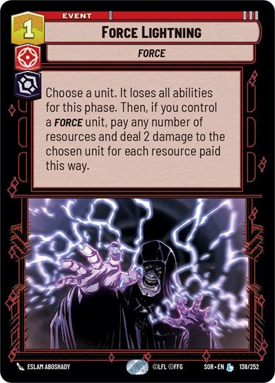 Force Lightning - Foil