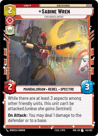 Sabine Wren - Explosives Artist - Foil