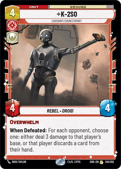K-2SO - Cassian's Counterpart - Foil