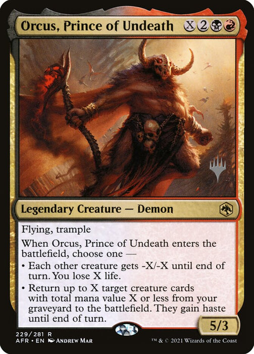 Orcus, Prince of Undeath - Legendary