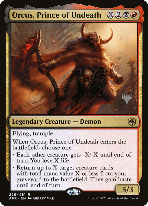 Orcus, Prince of Undeath - Legendary