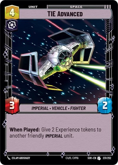 TIE Advanced - Foil