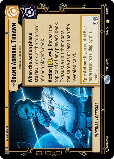 Grand Admiral Thrawn - Patient and Insightful - Foil