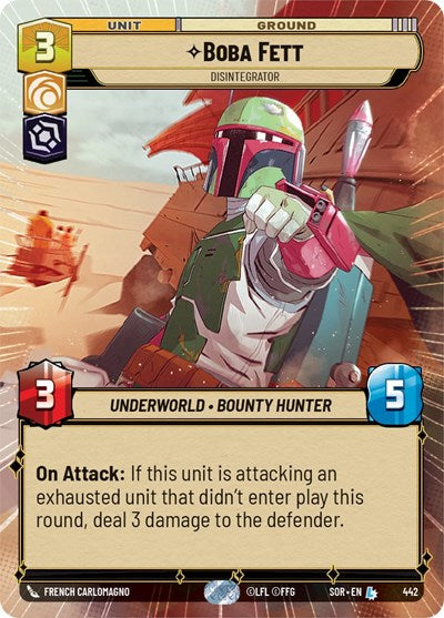 Boba Fett - Disintegrator  (Hyperspace) - Foil
