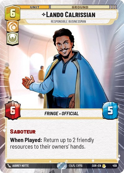 Lando Calrissian - Responsible Businessman - Hyperspace