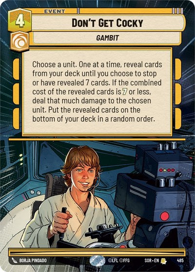 Don't Get Cocky - Hyperspace - Foil