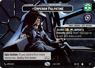 Emperor Palpatine - Galactic Ruler  (Showcase)