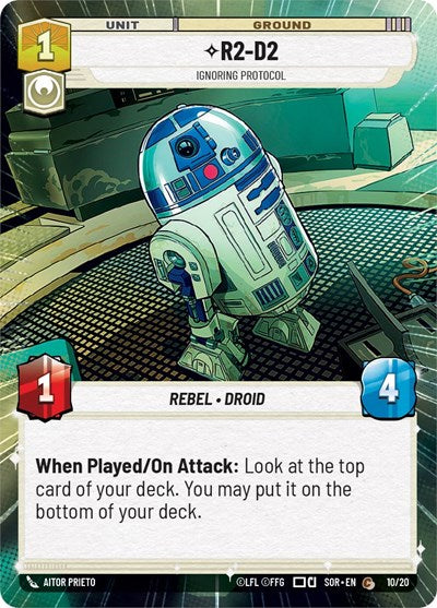 R2-D2 - Ignoring Protocol (Hyperspace) - Foil