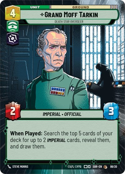 Grand Moff Tarkin - Death Star Overseer  (Hyperspace) - Foil