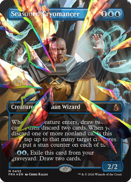 Seasoned Cryomancer - Borderless - Full Art (Foil)