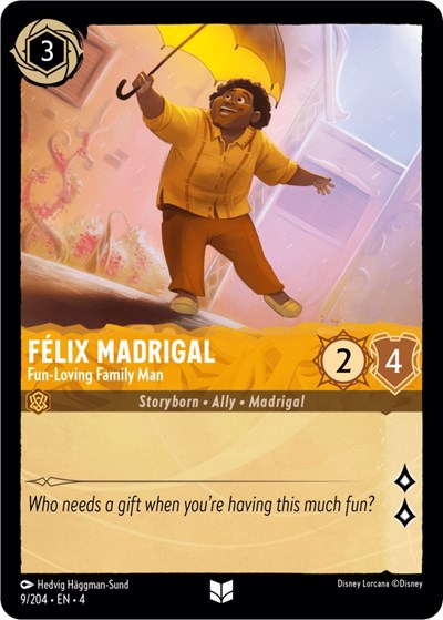 Felix Madrigal - Fun-Loving Family Man - Foil