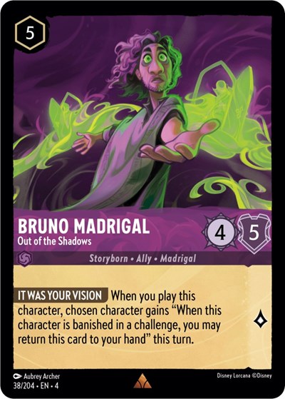 Bruno Madrigal - Out of the Shadows - Foil