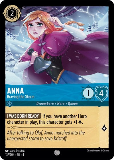 Anna - Braving the Storm - Foil