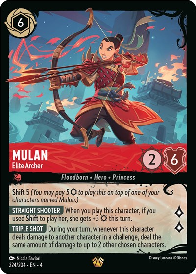 Mulan - Elite Archer (224/204) - Foil