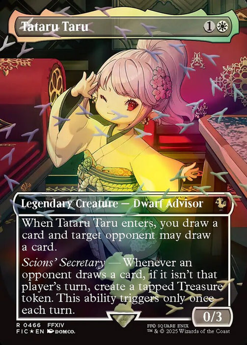 Tataru Taru - Borderless - Full Art - Inverted - Legendary (Foil)