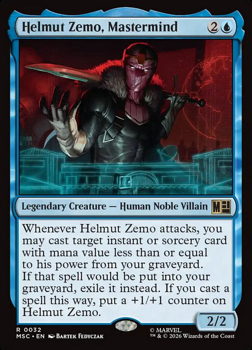 Helmut Zemo, Mastermind - Legendary - Surge Foil