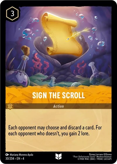 Sign the Scroll - Foil