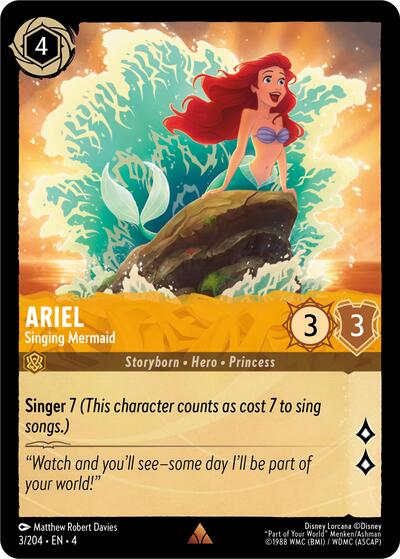 Ariel - Singing Mermaid - Foil