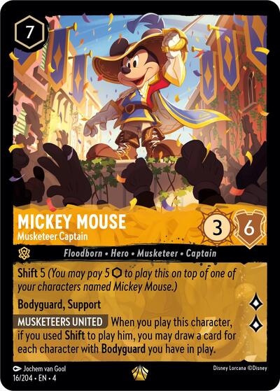Mickey Mouse - Musketeer Captain - Foil