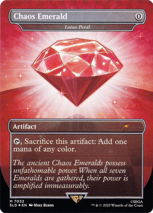 Chaos Emerald - Lotus Petal - Borderless - Full Art - Inverted (Foil)
