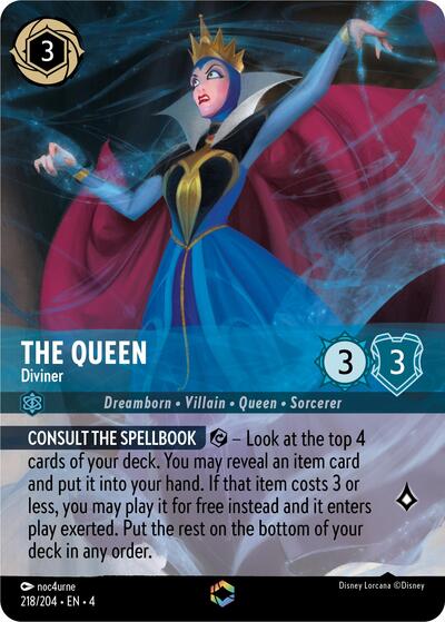 The Queen - Diviner (Enchanted) - Foil