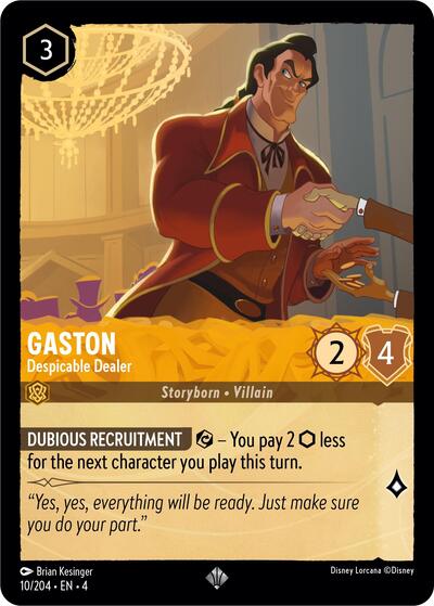Gaston - Despicable Dealer - Foil