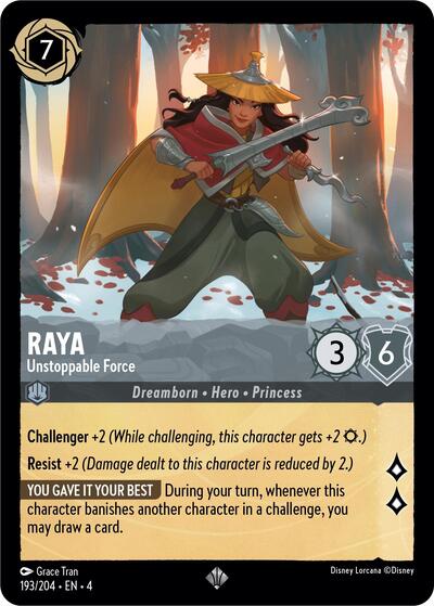 Raya - Unstoppable Force - Foil