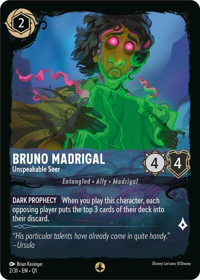 Bruno Madrigal - Unspeakable Seer - Foil