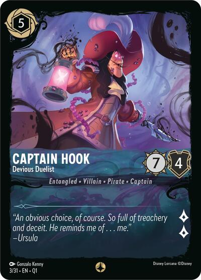 Captain Hook - Devious Duelist - Foil