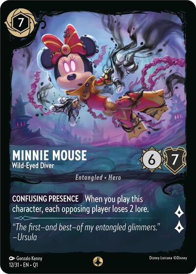 Minnie Mouse - Wild-Eyed Diver - Foil