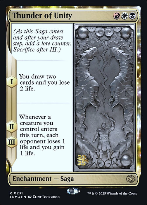 Thunder of Unity - Enchantment (Foil)