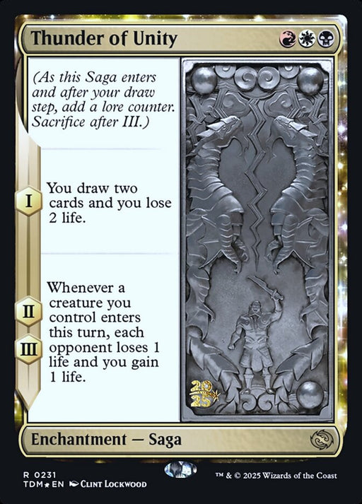 Thunder of Unity - Enchantment (Foil)